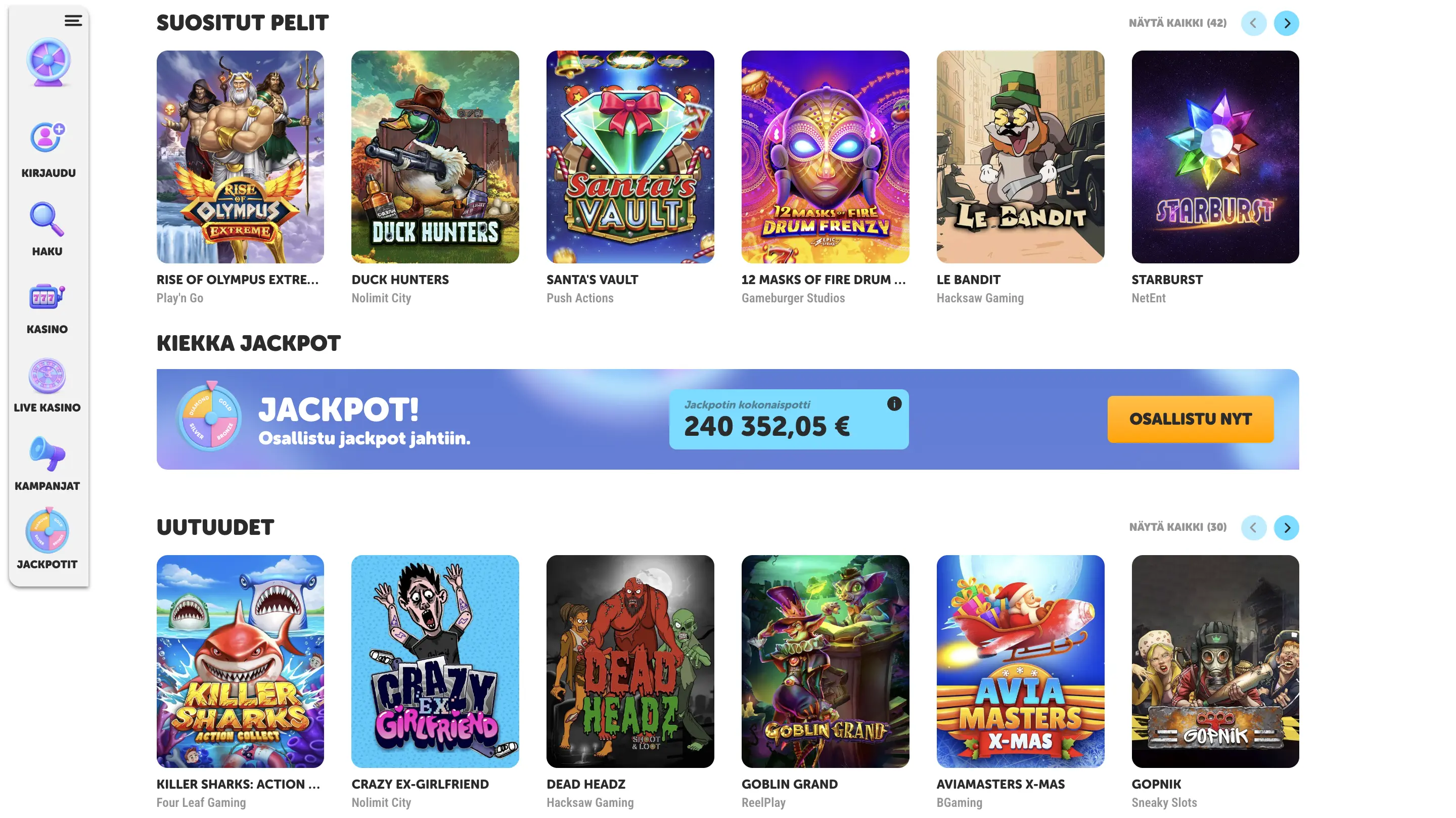 Uusimmat slotit ja pelistudioiden innovaatiot